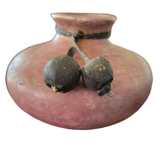 Vintage 1991 Montaage Moon Collection Clay Half Moon Vase - Picture 10 of 10